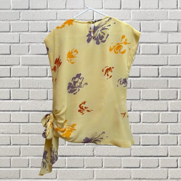 Vintage 80's Yellow Floral 3 Piece Skirt Set - Picture 6 of 12